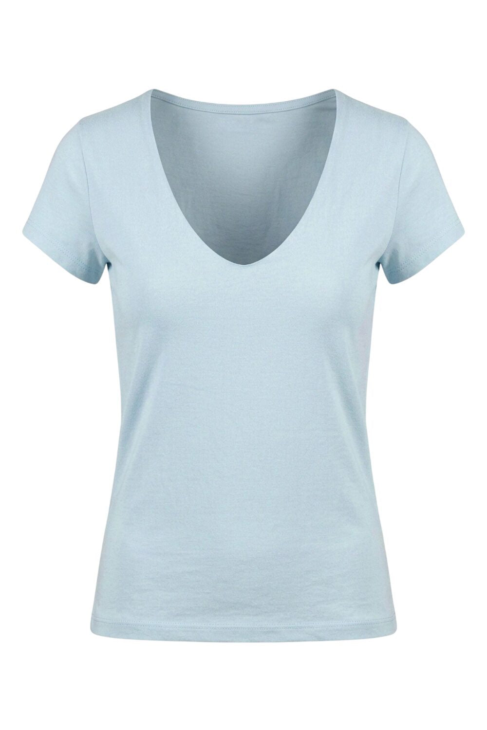 V-Ausschnitt Kurzarm T-Shirt