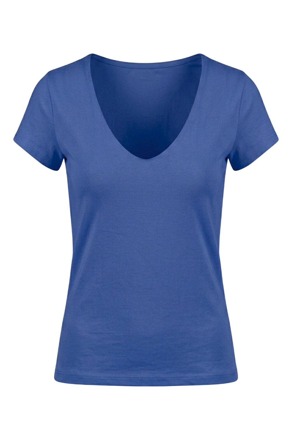 V-Ausschnitt Kurzarm T-Shirt