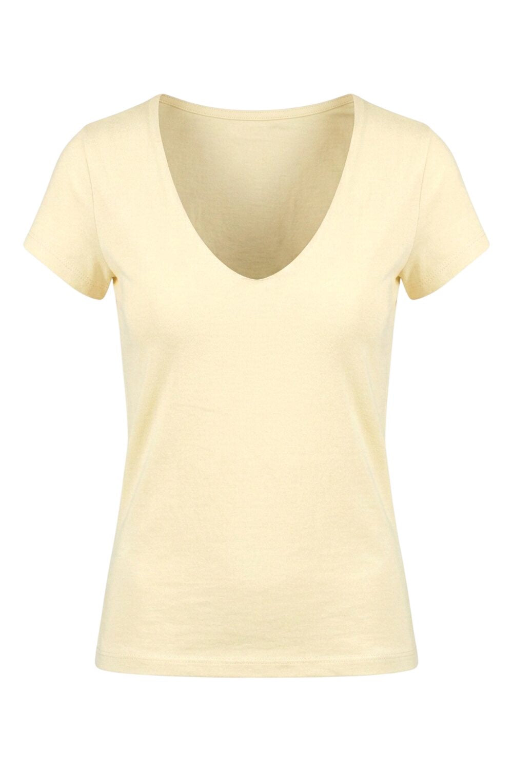 V-Ausschnitt Kurzarm T-Shirt