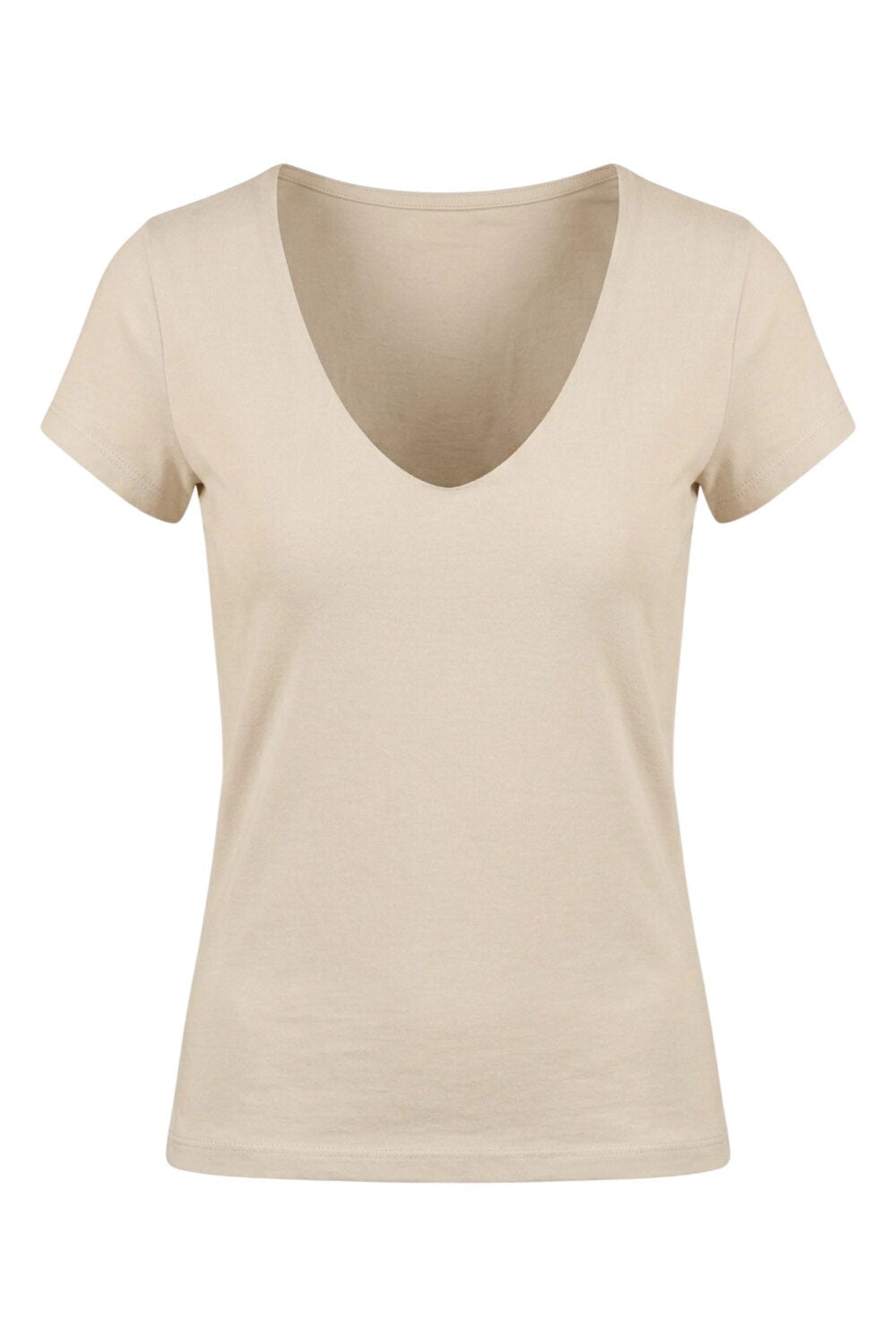 V-Ausschnitt Kurzarm T-Shirt