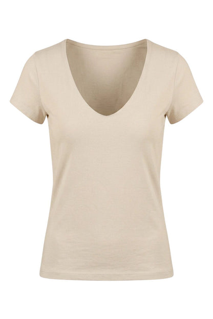V-Ausschnitt Kurzarm T-Shirt