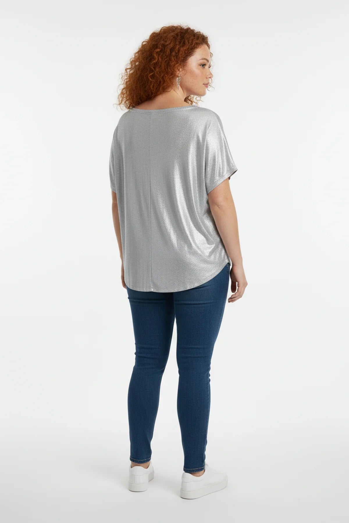 T-Shirt mit V-Ausschnitt