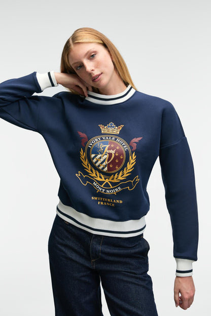 Vallune Damen Cropped Sweatshirt
