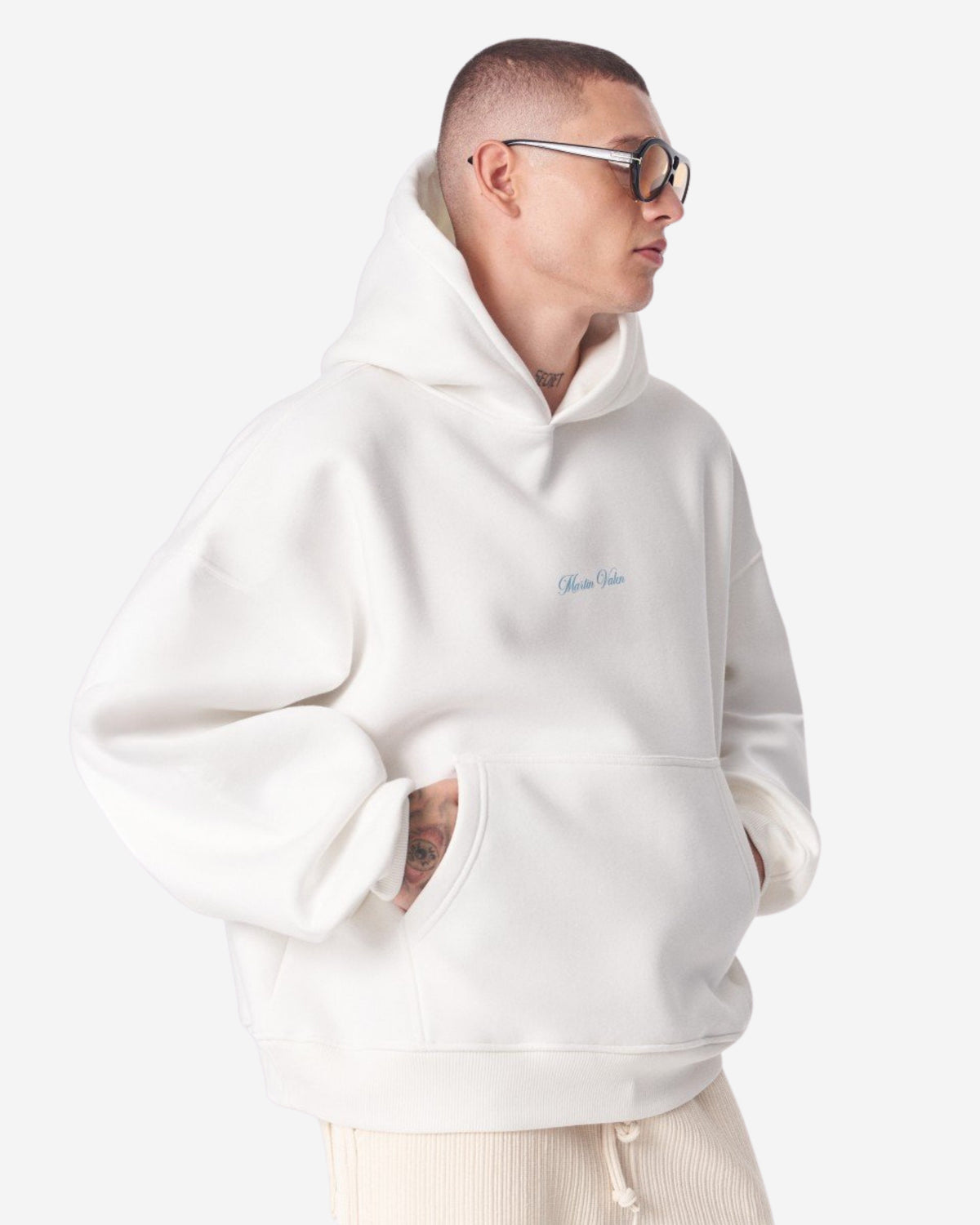 Van Gogh Blüten Schwarzer Kapuzenpullover - Groß