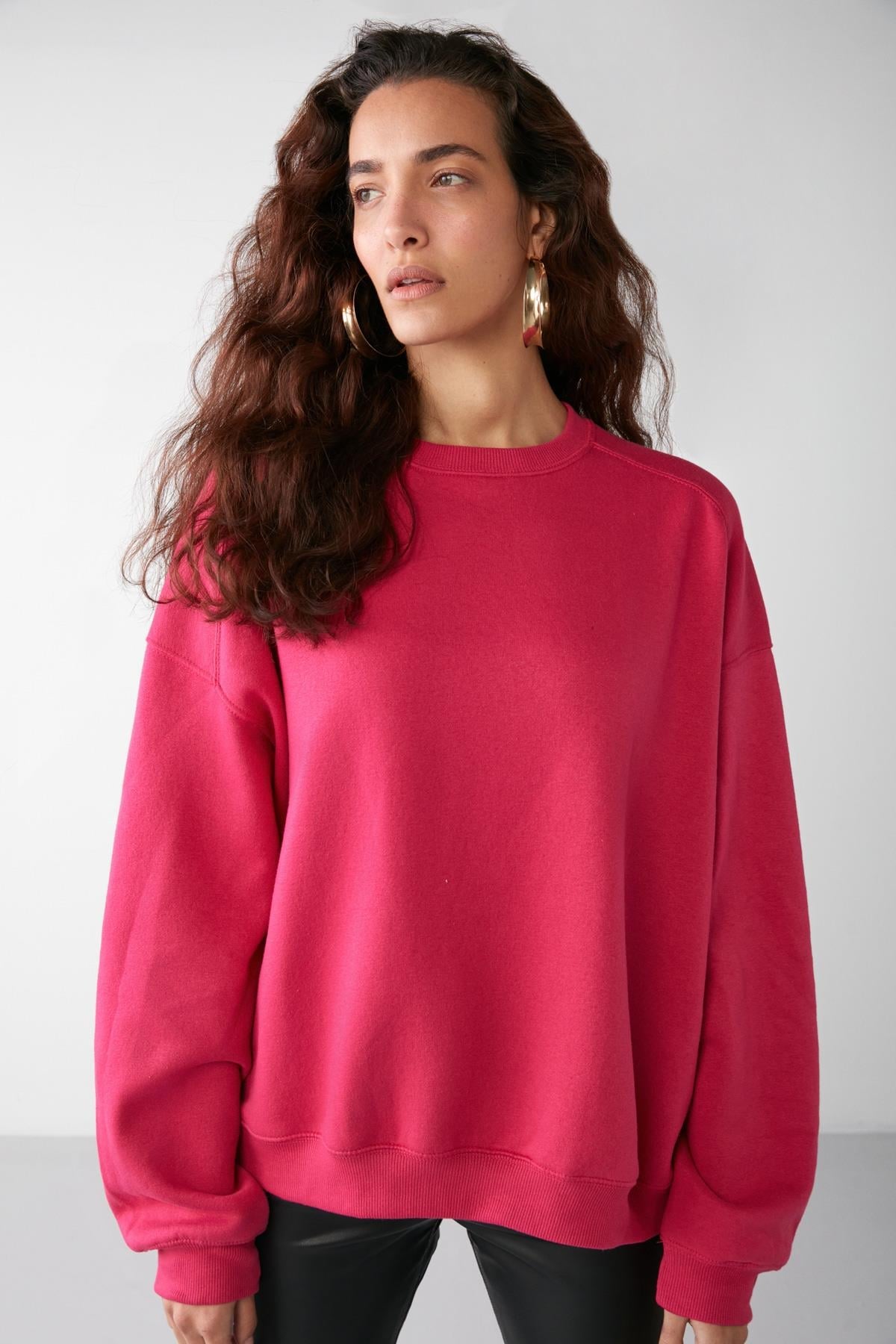 VANELTINA Damen Fleece-Sweatshirt