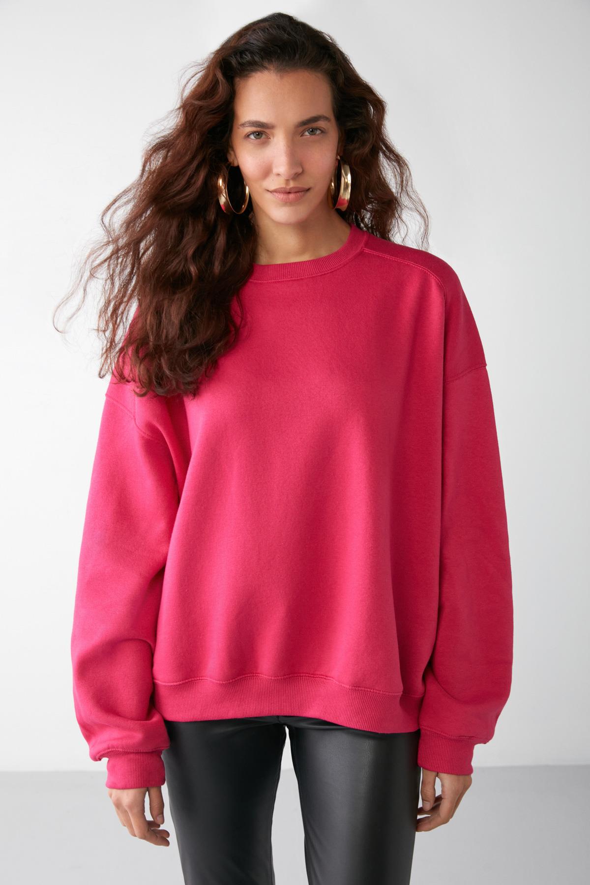 VANELTINA Damen Fleece-Sweatshirt
