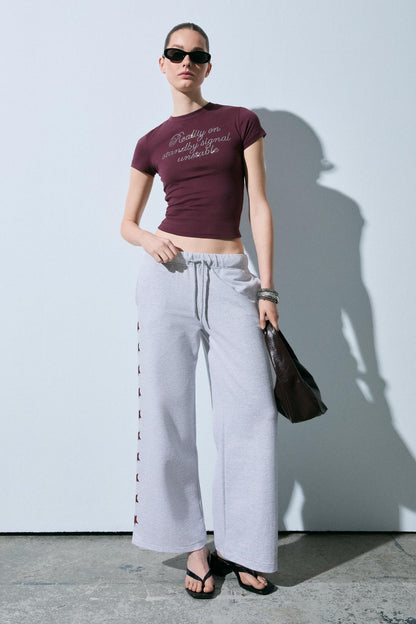 VANYROSE Damen Baumwoll-T-Shirt Slim