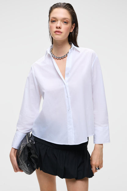 VARAZDIN Damen Lange Baumwollbluse