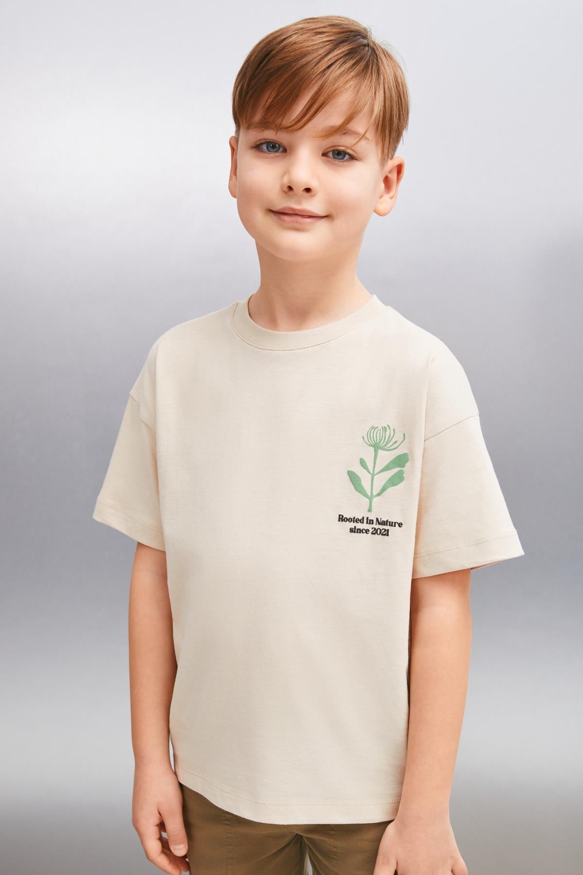 GRIMELANGE VARDON Herren T-Shirt Beige