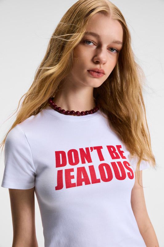 VELINA Damen Rundhals Slim Shirt Print