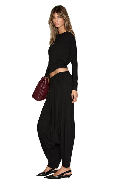Veline Damen Drapierte Schalbluse