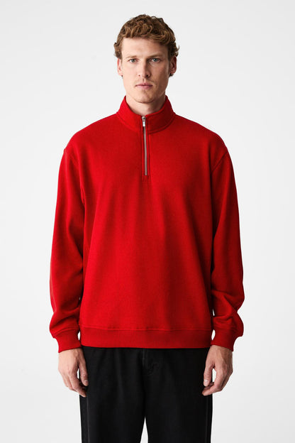 Herren Sweatshirt mit Fleece-Futter