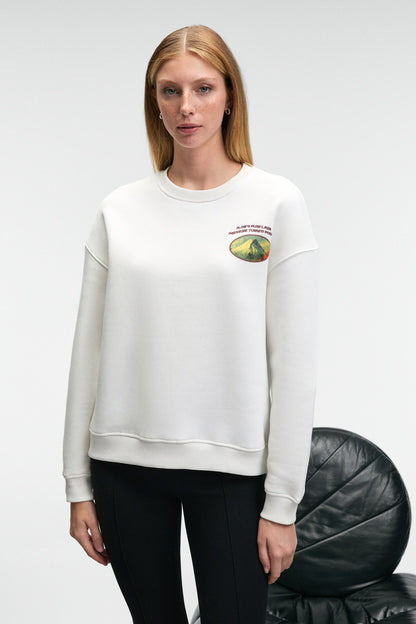 VISTARA Damen Besticktes Sweatshirt