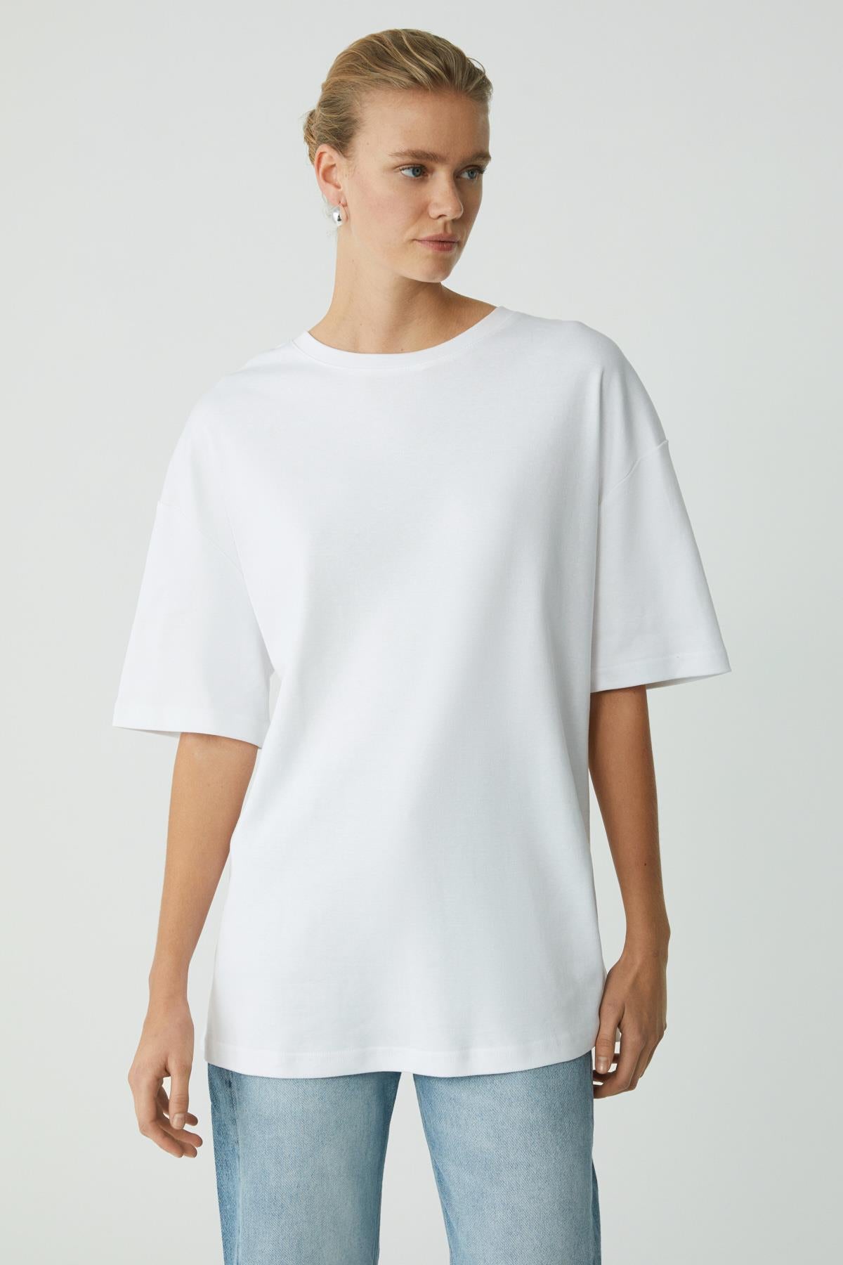 ETHIQUET VIVIAN Bio-Baumwoll Oversized Shirt Ecru