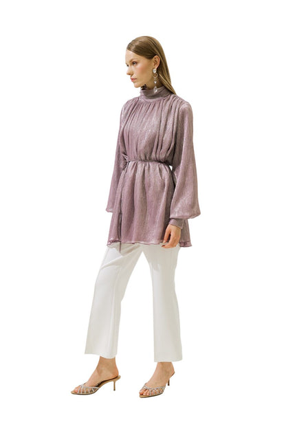 FLASHLONE GLÄNZENDE TUNIC LILA
