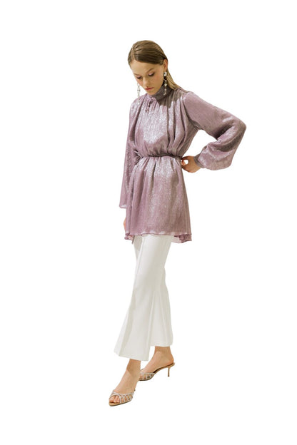FLASHLONE GLÄNZENDE TUNIC LILA