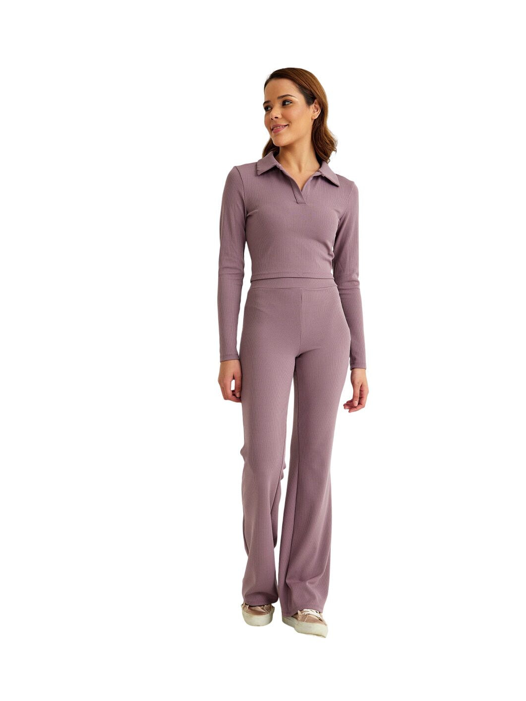 Ocoza Linda Crop-Hosen Set Purple