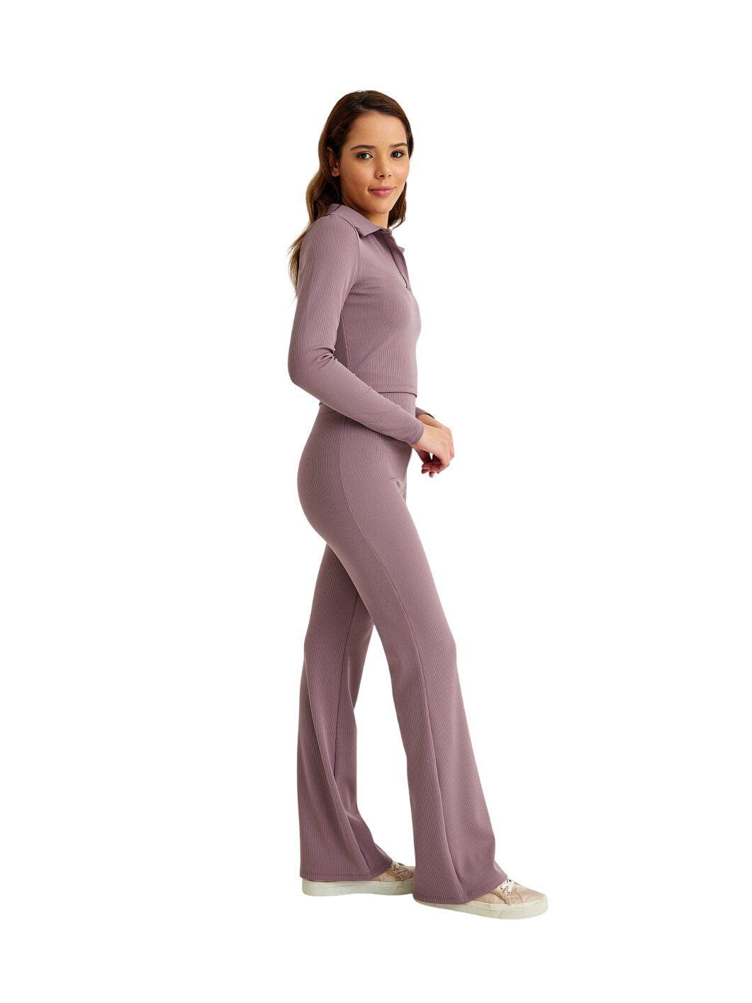 Ocoza Linda Crop-Hosen Set Purple