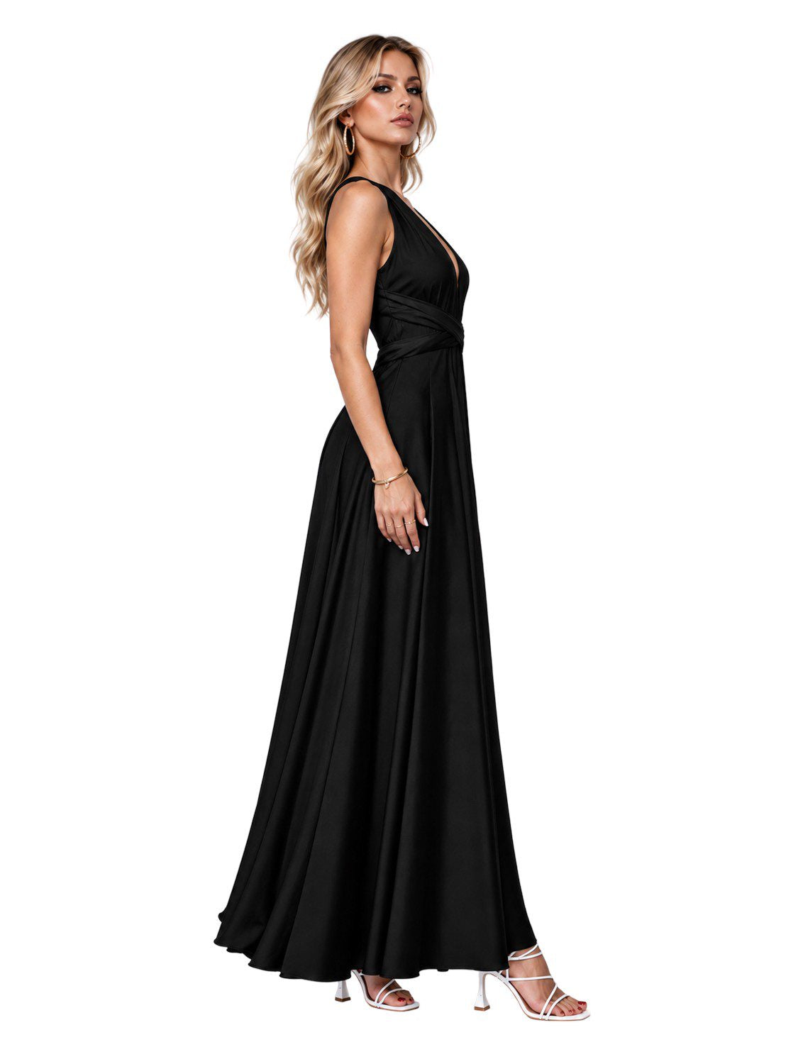 Ocoza Infinity Maxikleid Black