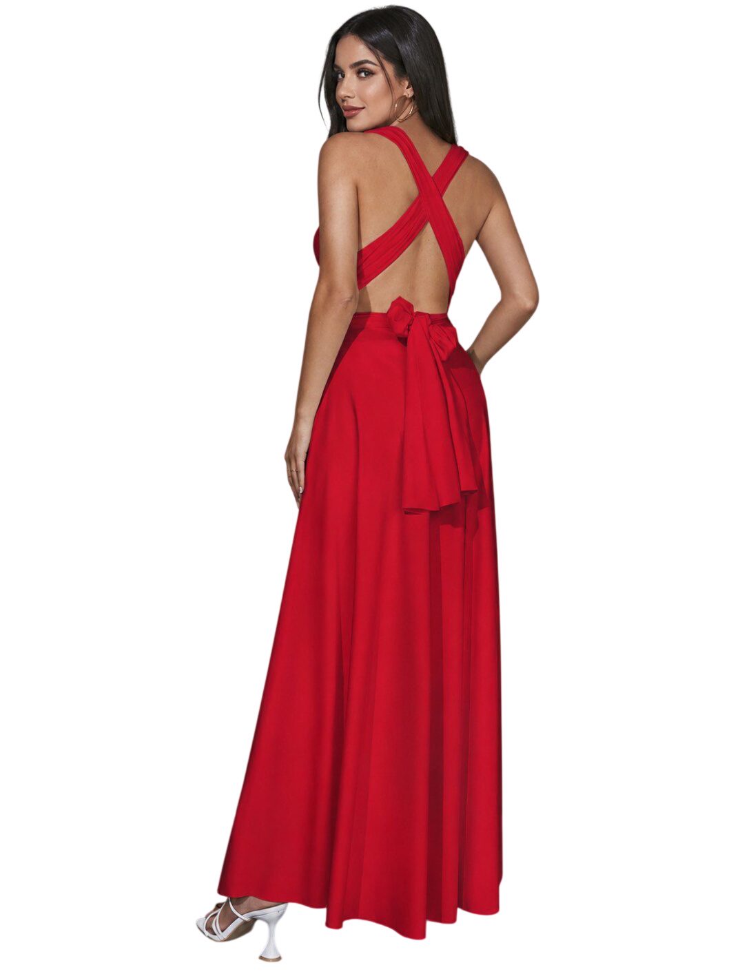 Ocoza Infinity Maxikleid Red