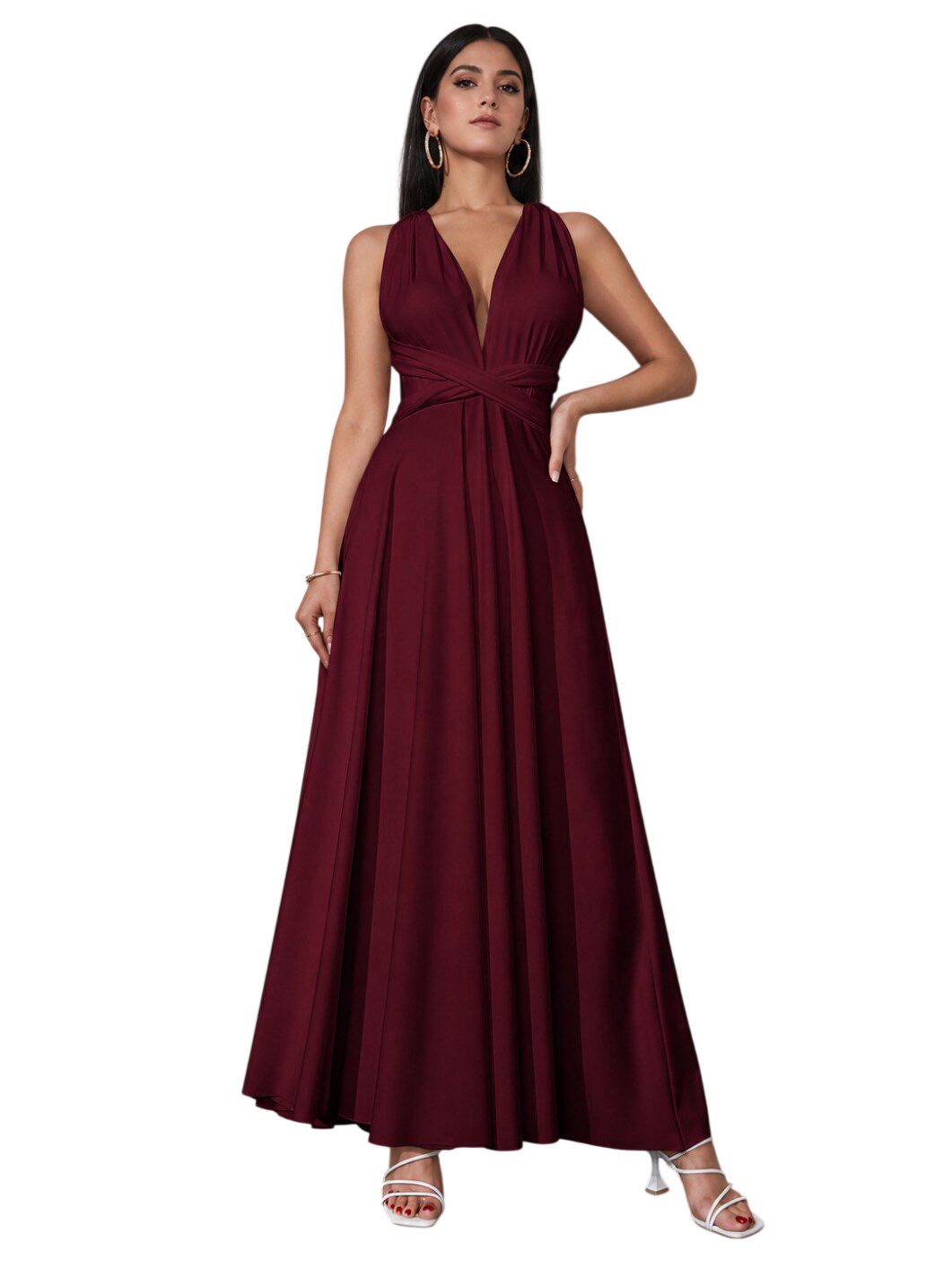 Ocoza Infinity Maxikleid Bordeaux
