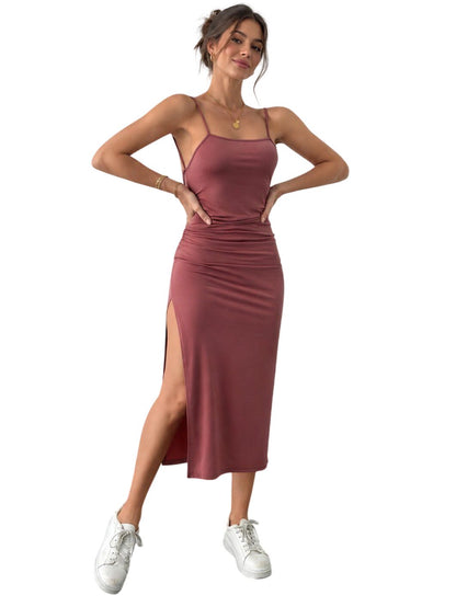 Schmetterling Midi Kleid