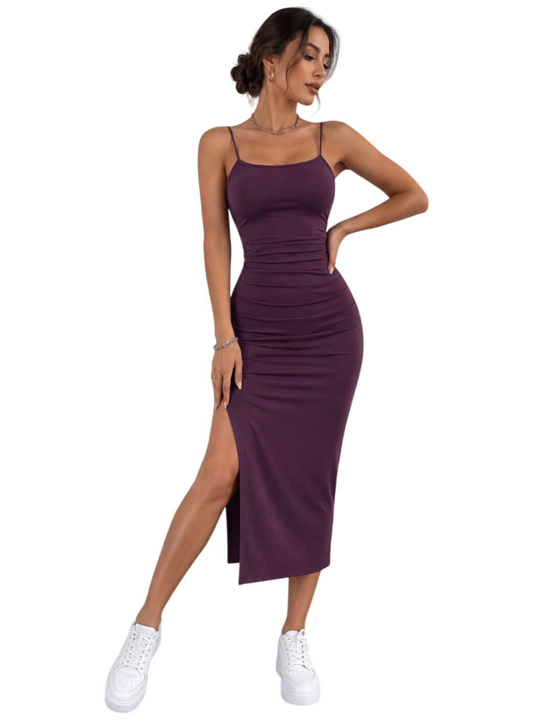 Schmetterling Midi Kleid