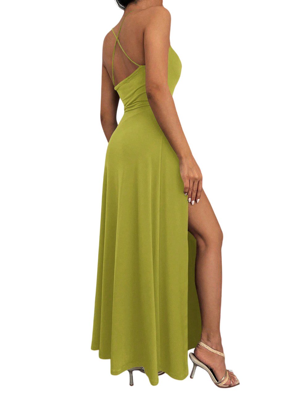 Ocoza Romina Maxikleid Pistachio green