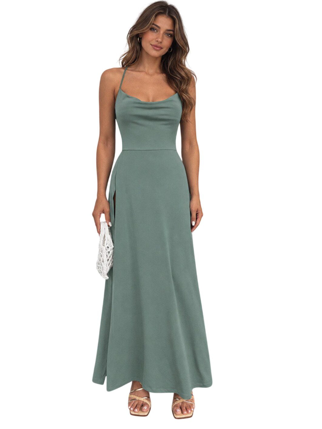 Ocoza Romina Maxikleid Mint green