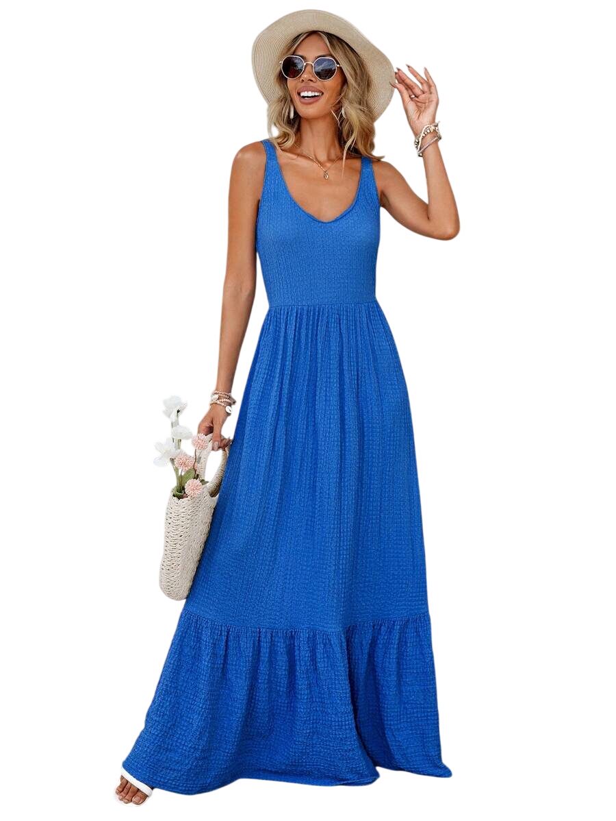 Ocoza Edna Maxikleid Blue