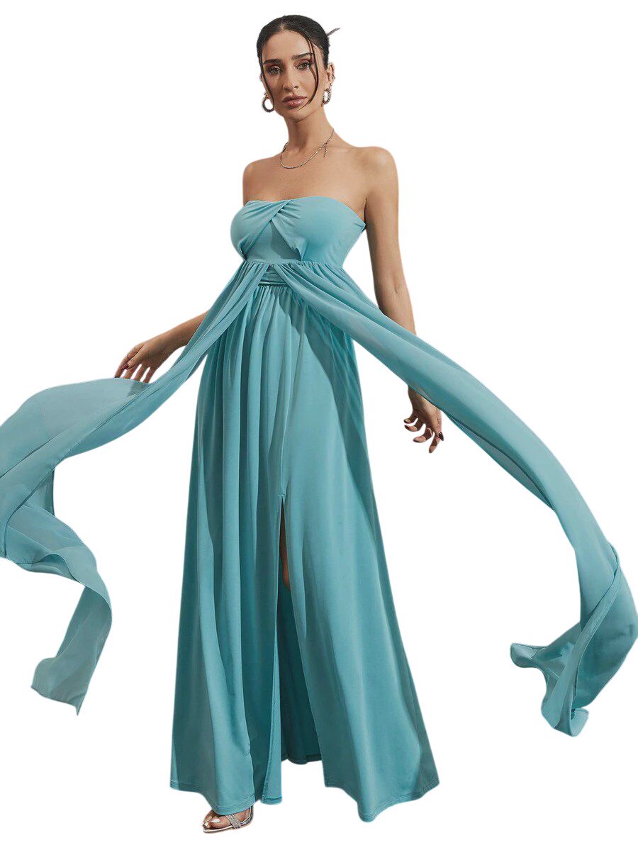 Ocoza Vasilia Maxikleid Turquoise