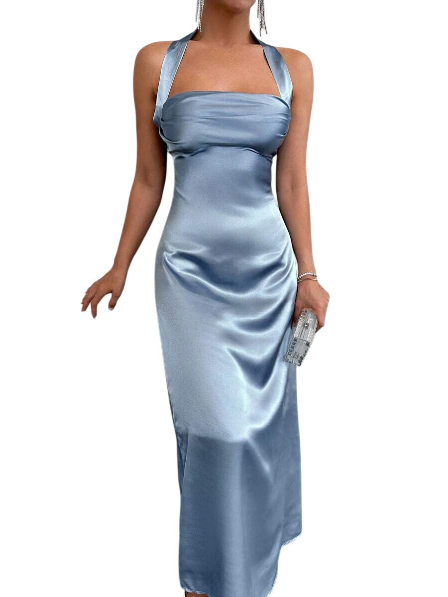 Ocoza Midnight Maxikleid Blue