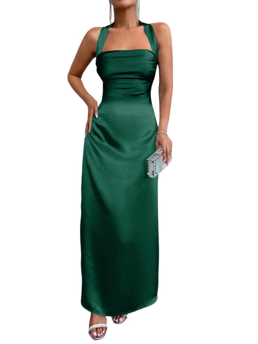 Ocoza Midnight Maxikleid Green