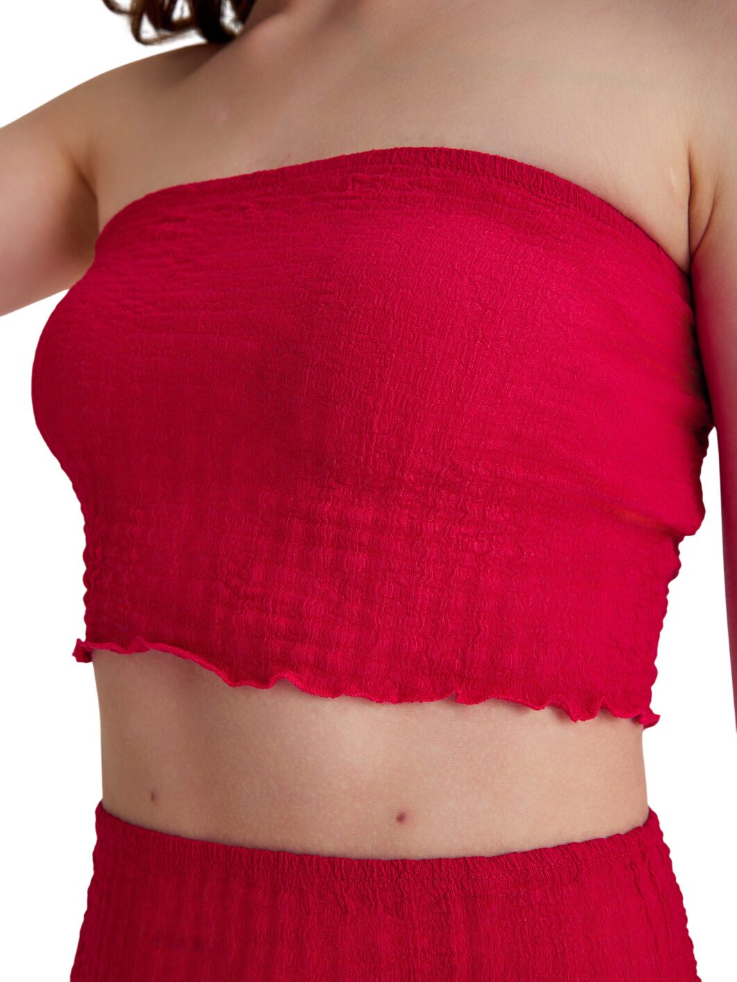 Ocoza Finn Crop Rock Set Bright red