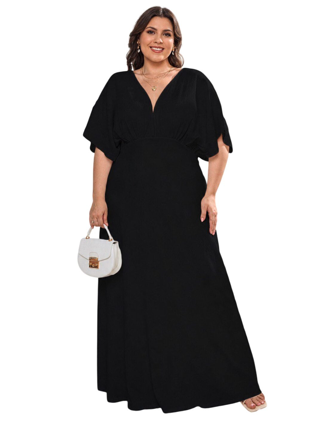 Ocoza Pimiento Maxikleid Black