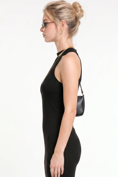 Figurbetontes, knielanges Kleid