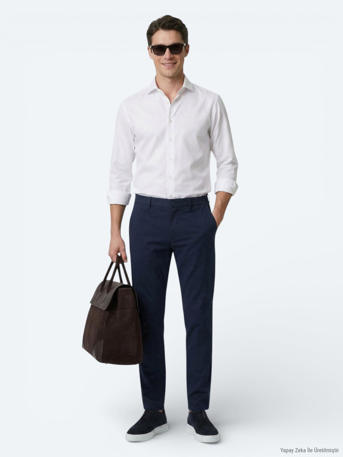 KİP Weißes Klassisches Baumwollhemd Regular Fit Beyaz
