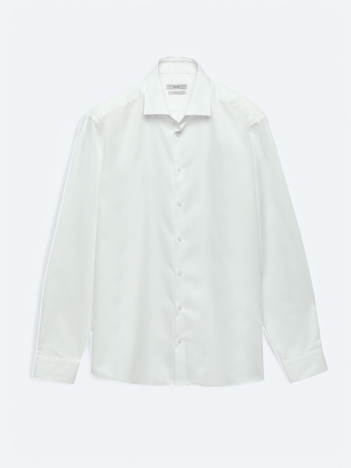 Weißes Klassisches Slim Fit Baumwollhemd