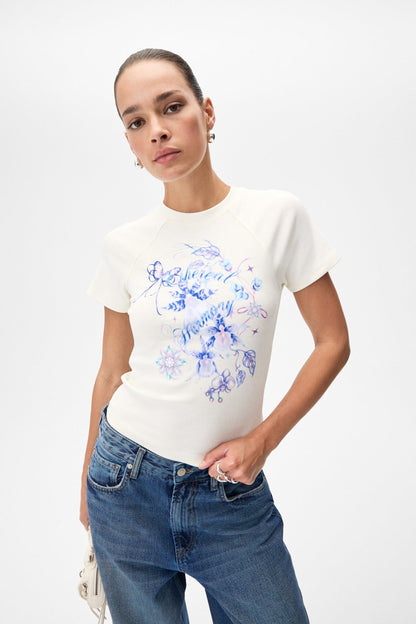 WIMS Damen Print-Kurzarm-Shirt