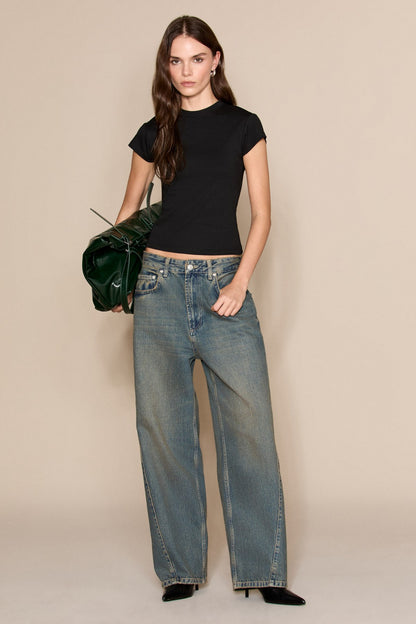 Windes Damen Stretch Basic T-Shirt