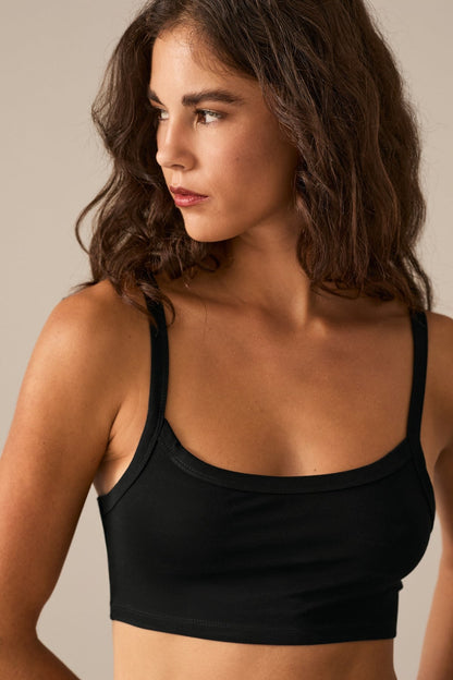 Wisin Damen Träger-Crop-Bustier
