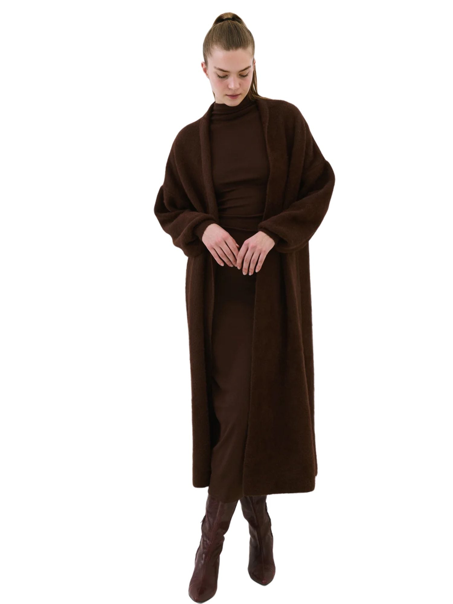 Langärmelige Strickjacke