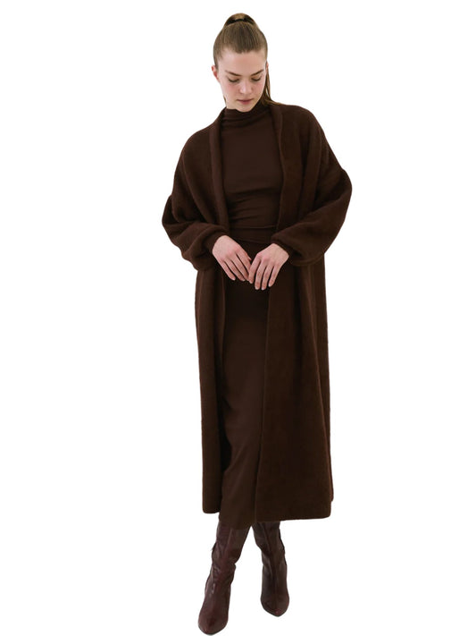 Langärmelige Strickjacke