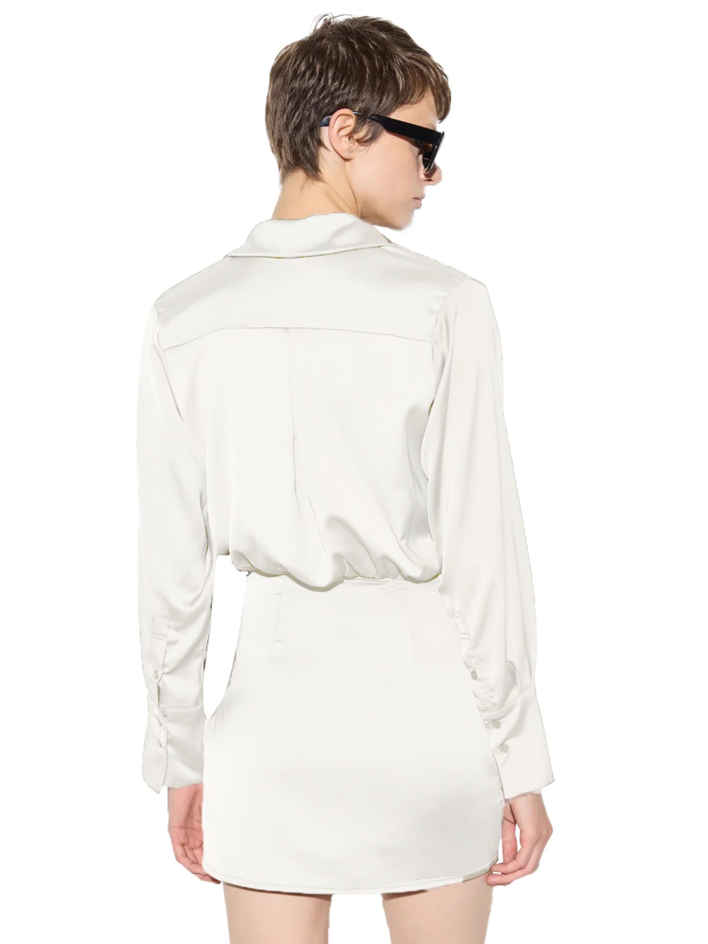 Langärmeliges Minikleid