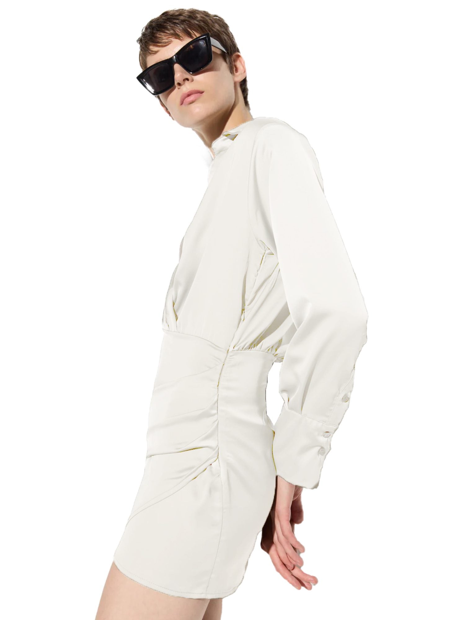 Langärmeliges Minikleid