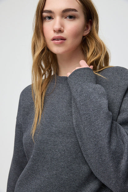 Langärmeliges Sweatshirtkleid