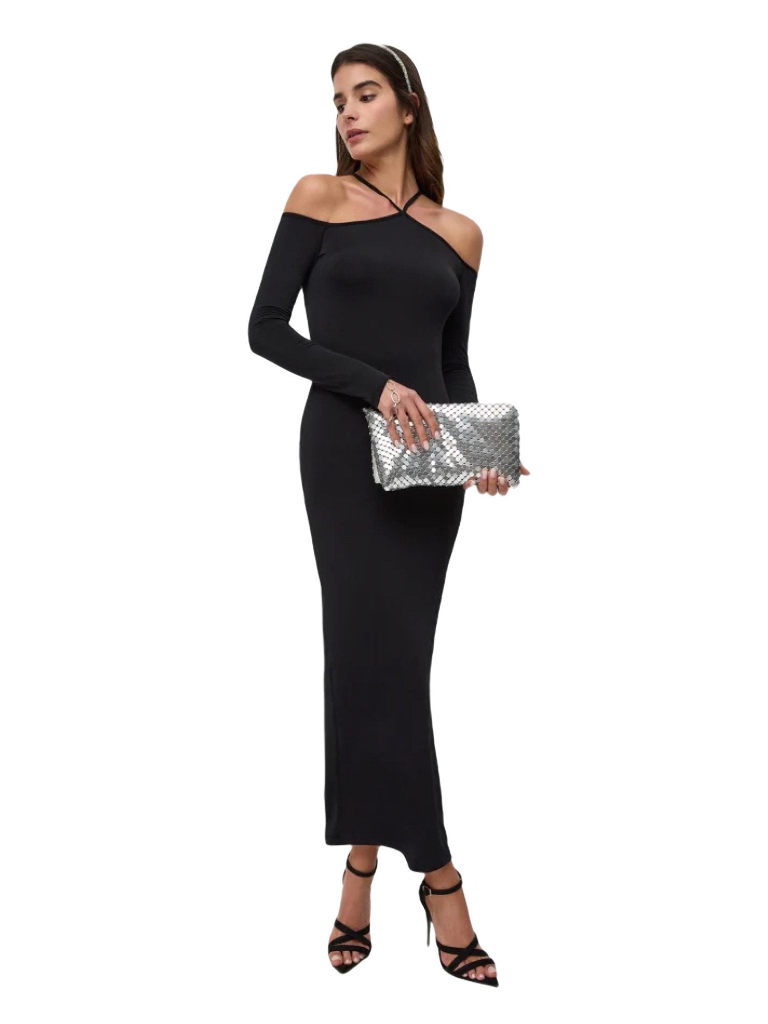 Maxikleid mit Schlitz
