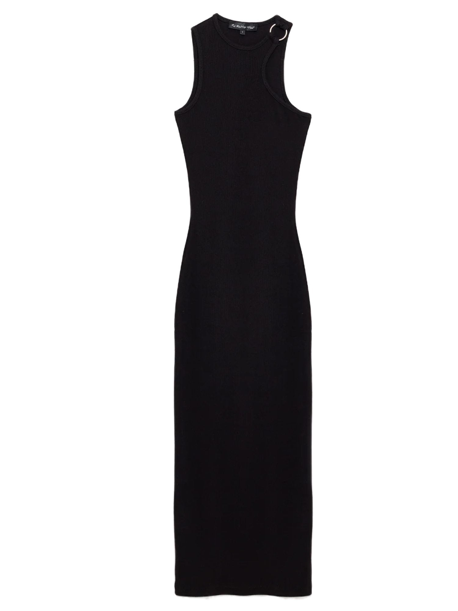 Midikleid mit asymmetrischem Ausschnitt