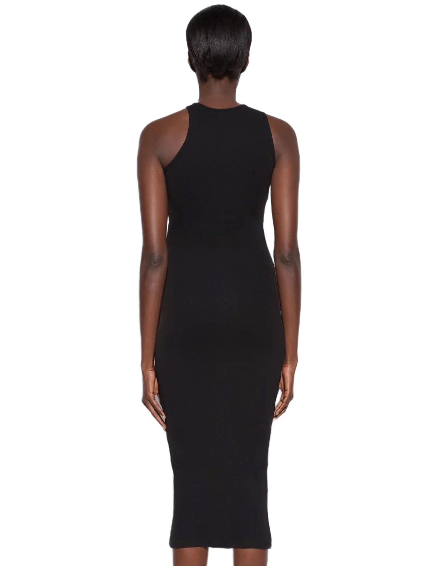 Midikleid mit asymmetrischem Ausschnitt