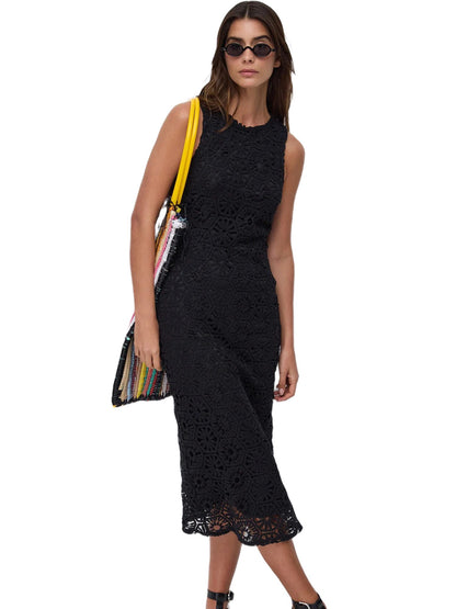 Ärmelloses Midikleid